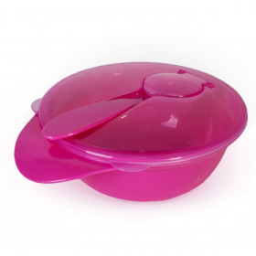 Μπολ Φαγητού Ροζ Πλαστικό 15x5 cm