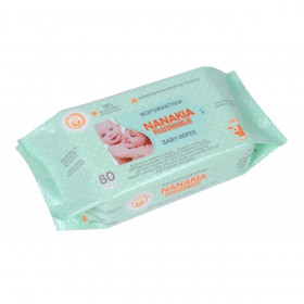 Μωρομάντηλα Νανάκια Aloe Vera - 80 τμχ.