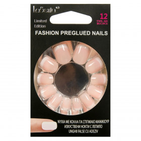 Τεχνητά Νύχια Ροζ Γαλλικό - 12 τμχ.