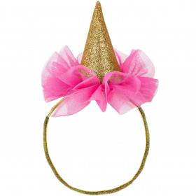 Καπέλο Παιδικό Άρλεκιν με Κορδέλα Χρυσό