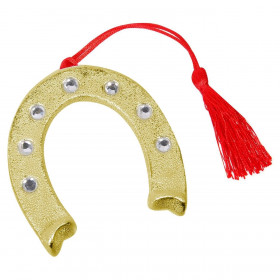 Γούρι Διακοσμητικό Πέταλο Κεραμικό Σαγρέ Χρυσό 9cm Γούρι Διακοσμητικό Πέταλο Κεραμικό Σαγρέ Χρυσό 9cm