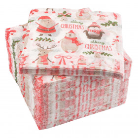 Χαρτοπετσέτες Χριστουγεννιάτικες Άγιος Βασίλης Ταράνδοι 33x33cm - 100 τμχ. Χαρτοπετσέτες Χριστουγεννιάτικες Άγιος Βασίλης Ταράνδοι 33x33cm - 100 τμχ.