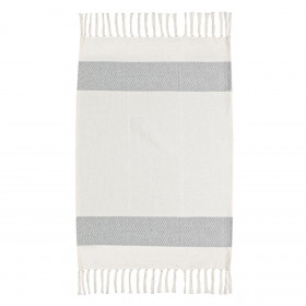 Χριστουγεννιάτικο Ποτηρόπανο Κουζίνας Εκρού Ασημί 60x40cm Χριστουγεννιάτικο Ποτηρόπανο Κουζίνας Εκρού Ασημί 60x40cm