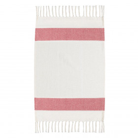 Χριστουγεννιάτικο Ποτηρόπανο Κουζίνας Εκρού Κόκκινο 40x60 cm Χριστουγεννιάτικο Ποτηρόπανο Κουζίνας Εκρού Κόκκινο 40x60 cm