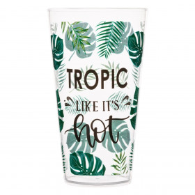 Ποτήρι Πλαστικό Διάφανο Tropic 600 ml