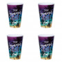 Ποτήρια Πλαστικά Χρωματιστά Enjoy Summer 400 ml - 4 τμχ.