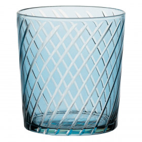 Ποτήρι Γυάλινο Κοντό Ίσιο 'Palermo' Μπλε 380 ml Ποτήρι Γυάλινο Κοντό Ίσιο 'Palermo' Μπλε 380 ml