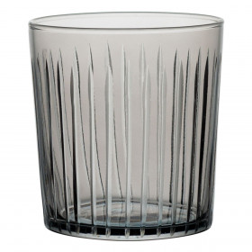 Ποτήρι Γυάλινο Κοντό Ίσιο 'Sicilia' Smoke 380 ml