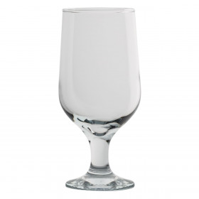 Ποτήρι Μπύρας Γυάλινο Διάφανο με Πόδι 375 ml