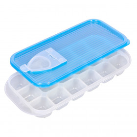 Παγοθήκη Πλαστική Διάφανη με Μπλε Καπάκι 18 Θέσεων Παγοθήκη Πλαστική Διάφανη με Μπλε Καπάκι 18 Θέσεων