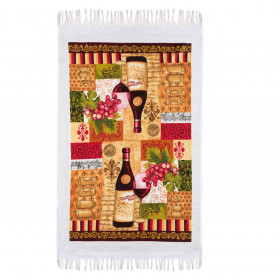 Πετσέτα Κουζίνας Βαμβακερή Σταφύλια Κρασί 35x60 cm