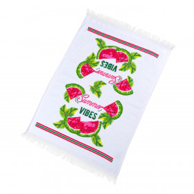 Πετσέτα Κουζίνας Βαμβακερή Καρπούζια Summer Vibes 35x60 cm 
