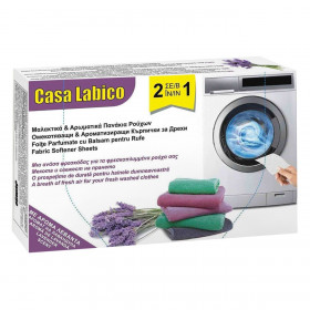 Πανάκια Ρούχων Πλυντηρίου Μαλακτικά &amp Αρωματικά 2 σε 1 Casa Labico - 30 τμχ.