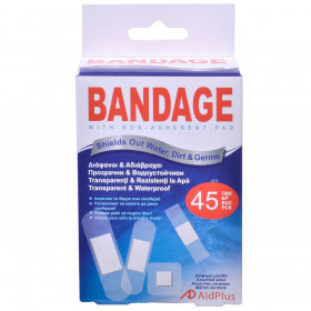 Επιθέματα Αδιάβροχα Διαφανή - 45 τμχ.