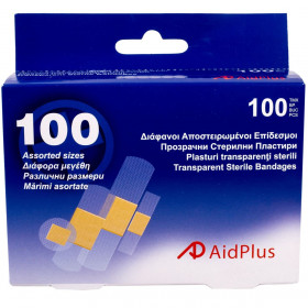 Επιθέματα Μεγάλα Αδιάβροχα - Διαφανή - 100 τμχ.