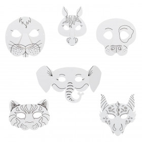 Σετ Χειροτεχνίας Μάσκες - 6 τμχ. Σετ Χειροτεχνίας Μάσκες - 6 τμχ.