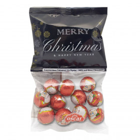 Χριστουγεννιάτικα Σοκολατάκια Γάλακτος &amp Υγείας Άγιος Βασίλης 90g - Oscar