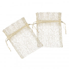Σακουλάκια Οργάντζας Μπεζ 10x13.5 cm - 8 τμχ. Σακουλάκια Οργάντζας Μπεζ 10x13.5 cm - 8 τμχ.