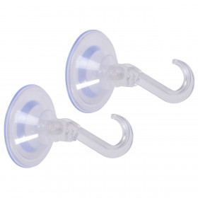 Γαντζάκι Με Βεντούζα Διάφανο - 4 τμχ. Γαντζάκι Με Βεντούζα Διάφανο - 4 τμχ.