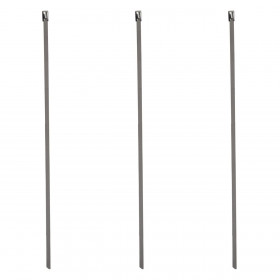 Δεματικά Μεταλλικά από Ανοξείδωτο Ατσάλι 30x0.46 cm - 10 τμχ.