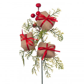 Χριστουγεννιάτικο Κλαδί Berries Δώρα 28 εκ.