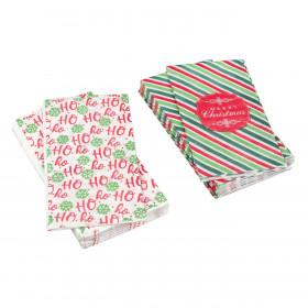 Χριστουγεννιάτικες Χαρτοπετσέτες 2 Σχέδια &quotHo Ho&quot &amp &quotMerry Christmas&quot 33x33cm - 20 τμχ.