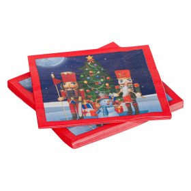 Χριστουγεννιάτικες Χαρτοπετσέτες Μολυβένιος Στρατιώτης 33x33cm - 20 τμχ.