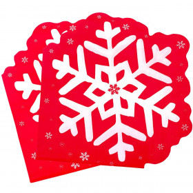 Χαρτοπετσέτες Χριστουγεννιάτικες Νιφάδα 33x33cm - 20 τμχ.