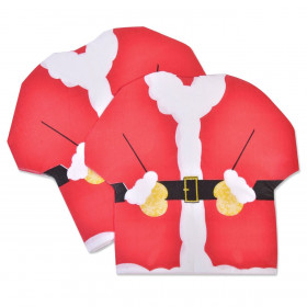 Χαρτοπετσέτες Χριστουγεννιάτικες Στολή Άγιου Βασίλη 33x33cm - 20 τμχ. 