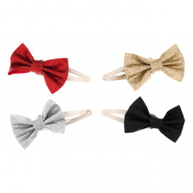 Κλιπ Μαλλιών Χριστουγεννιάτικα Glitter Φιόγκοι 5 cm - 4 τμχ. Κλιπ Μαλλιών Χριστουγεννιάτικα Glitter Φιόγκοι 5 cm - 4 τμχ.