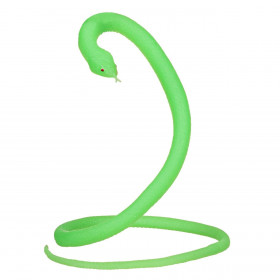 Αληθοφανές Παιχνίδι Φίδι Πράσινο που Φωσφορίζει 70 cm