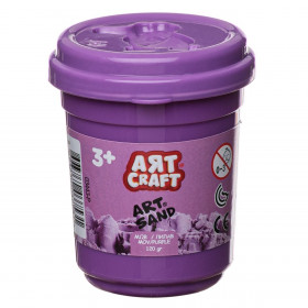 Άμμος Χειροτεχνίας Κουπάκι Μωβ με Καλούπι Βάρκα 120 g