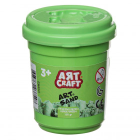 Άμμος Χειροτεχνίας Κουπάκι Πράσινη με Καλούπι Ανθρωπάκι 120 g