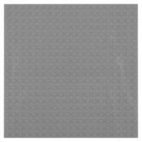 Βάση για Τουβλάκια Κατασκευών Γκρι 16x16 cm