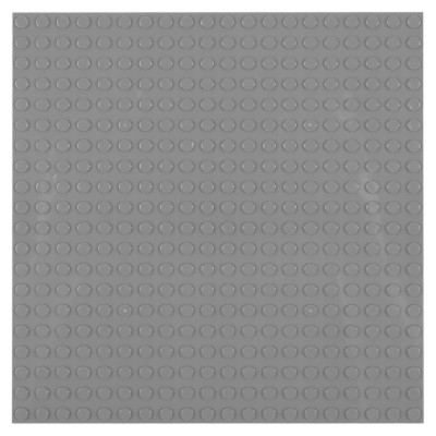 Βάση για Τουβλάκια Κατασκευών Γκρι 16x16 cm