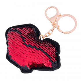 Μπρελόκ Χείλη Μαγικές Παγιέτες Κόκκινο Μπρελόκ Χείλη Μαγικές Παγιέτες Κόκκινο