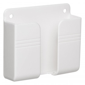 Βάση Τοίχου Λευκή Πλαστική για Κινητό 8.6x2.8x9.9 cm