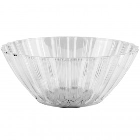 Μπολ Γενικής Χρήσης Πλαστικό Στρογγυλό Διάφανο Ριγέ 1.8 lt