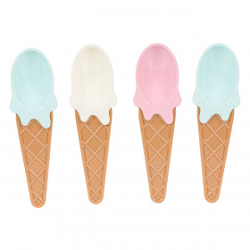 Κουτάλι Παγωτού Πλαστικό Χωνάκι 12x3 cm - 4 τμχ. Κουτάλι Παγωτού Πλαστικό Χωνάκι 12x3 cm - 4 τμχ.