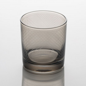 Ποτήρι Γυάλινο Ίσιο 'Line' Smoke 300 ml