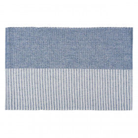 Σουπλά Καλοκαιρινό Βαμβακερό Μπλε Λευκό 30x42 cm