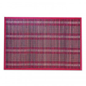 Σουπλά Μπαμπού Ριγέ Μπορντό Καφέ 45x30 cm Σουπλά Μπαμπού Ριγέ Μπορντό Καφέ 45x30 cm