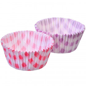 Χάρτινες Φόρμες Ζαχαροπλαστικής Καρό Μωβ Ροζ 10.5 cm - 100 τμχ. Χάρτινες Φόρμες Ζαχαροπλαστικής Καρό Μωβ Ροζ 10.5 cm - 100 τμχ.