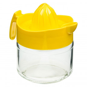 Λεμονοστίφτης Γυάλινος Κίτρινο Καπάκι 300 ml. 