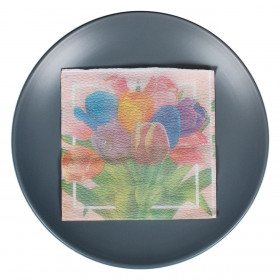 Χαρτοπετσέτες Χρωματιστές Τουλίπες 33x33 cm - 100 τμχ.