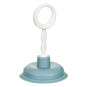 Mini Βεντούζα Απόφραξης Πλαστική Aqua Λευκή 17 cm