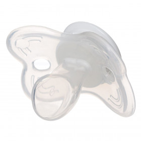 Πιπίλα Σιλικόνης Διάφανο Σιέλ Hello Little One