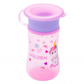 Εκπαιδευτικό Ποτήρι Ροζ Μονόκερος 330 ml Εκπαιδευτικό Ποτήρι Ροζ Μονόκερος 330 ml