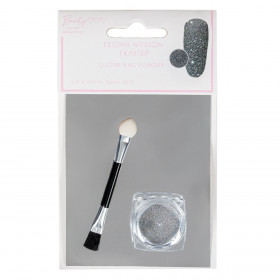 Διακοσμητική Σκόνη Νυχιών Ασημί Galaxy Glitter με Πινελάκι 0.8g Διακοσμητική Σκόνη Νυχιών Ασημί Galaxy Glitter με Πινελάκι 0.8g