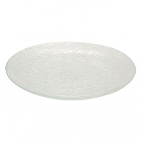 Πιάτο Σερβιρίσματος Φρούτου Γυάλινο Διάφανο Νερά 19 cm